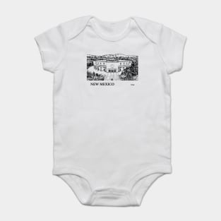 New Mexico State USA Baby Bodysuit